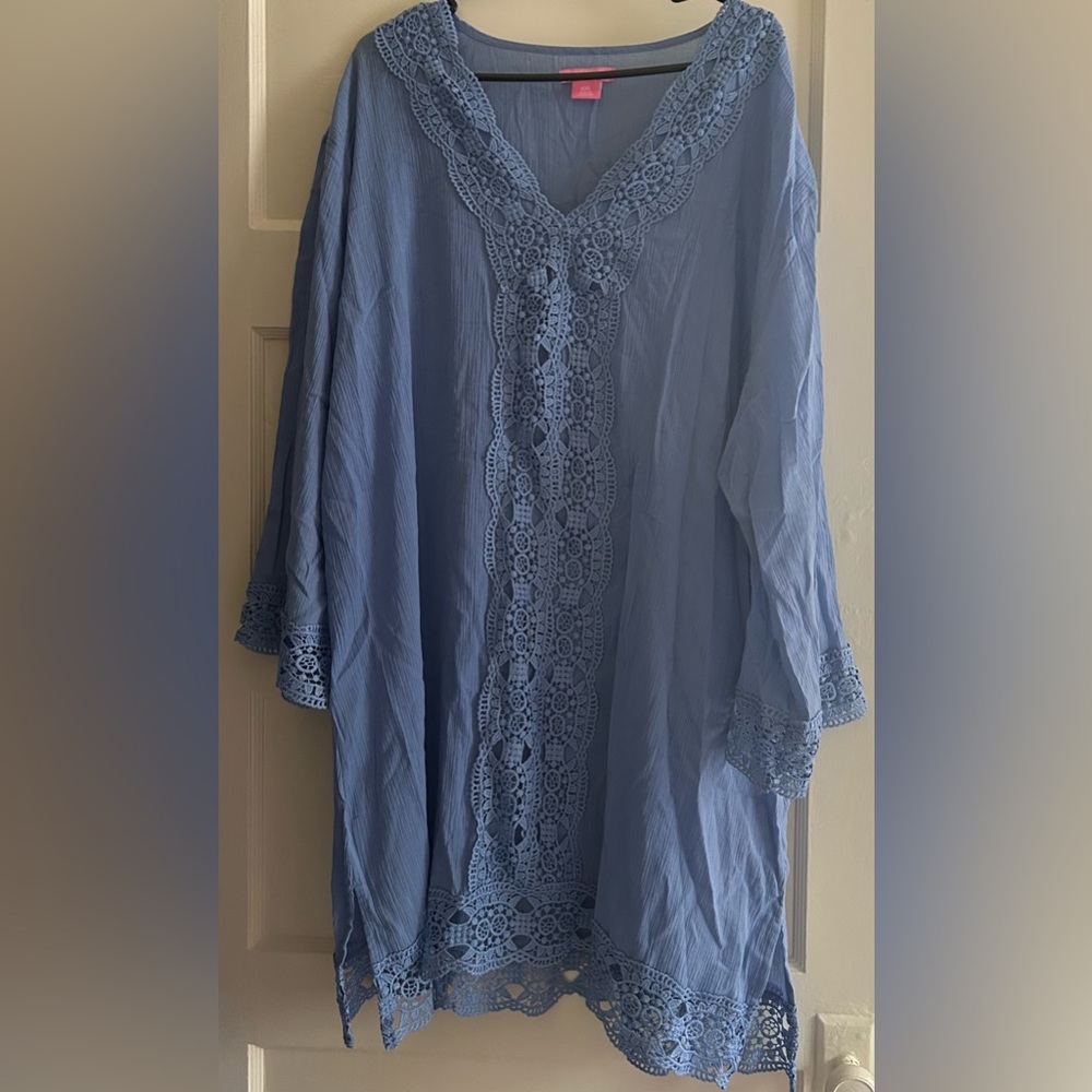 Isaac Mizrahi Blue Dress XXL